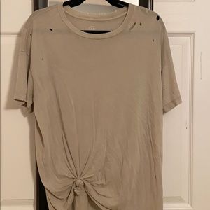 Aerie Distressed “Real Soft” Tee